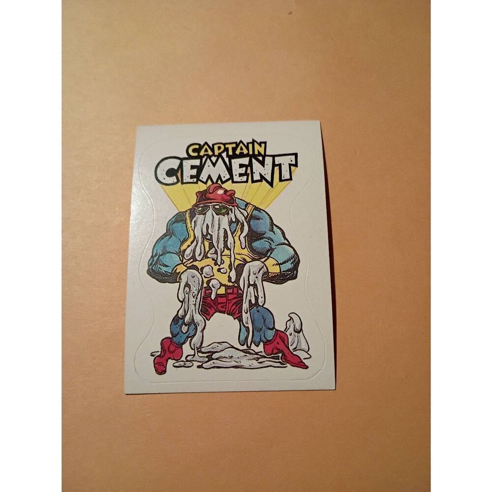 1983 General Mills Zero Heroes Trading Card Sticker Card Vintage #23